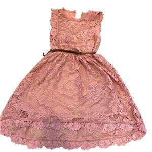 Knitworks girls dress size 14 in blush